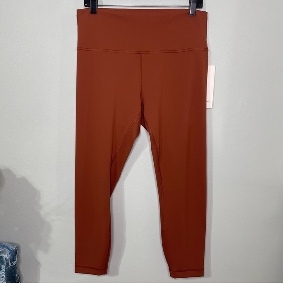 Lululemon Wunder Train High Rise Tight Dark Terracotta Leggings 14 Nwt - Picture 3 of 10